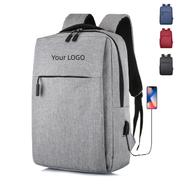 Water-Resistant USB Charging Port College Laptop Backpack for 15 Inch Laptops