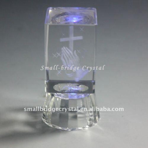 crystal gift,crystal craft,crystal praying hands