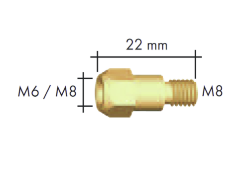 BINZEL MIG WELDING 142.0007 M6 TIP HOLDER