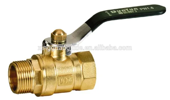 Good manufacturer female level handle brass ball valve