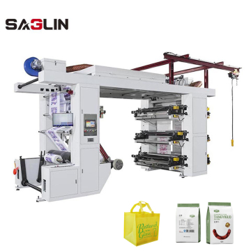 Macchina da stampa personalizzata per sacchetti con sacchi di tamburi centrali a 6 colori e sacchetti di cemento a prezzi convenienti