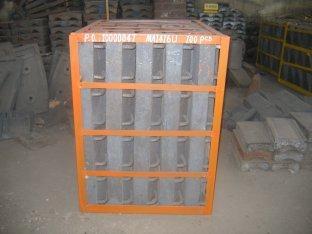 Steel Castings Wear Liners For Mine Mills With HRc33~42 DF0