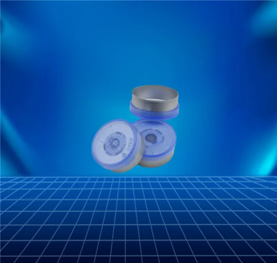 Aluminium and plastic cap for contact lens