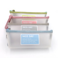 Custom translucence waterproof nice day TPU pencil case