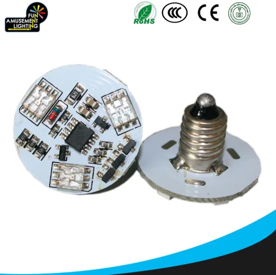 Pre-programmed RGB light E14 3LED