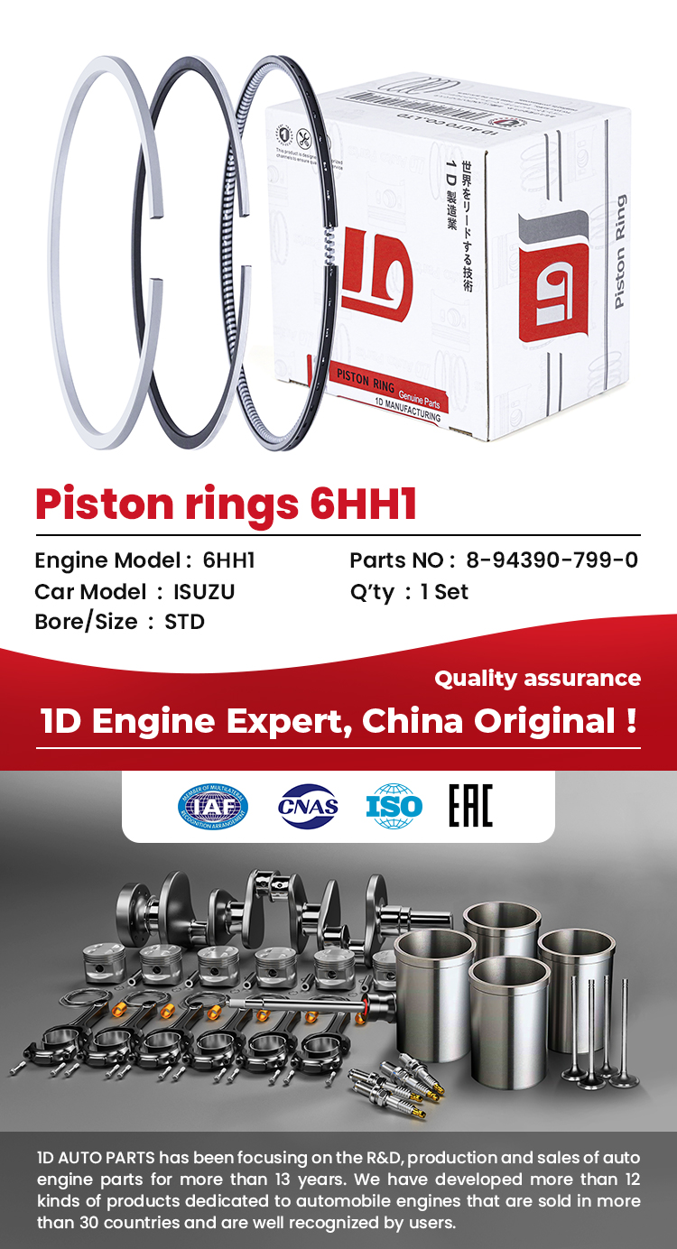 6HH1 Piston Ring Set