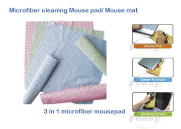 Custom  Logos And Photo Printing Cleaning Microfiber Mouse Pad / Mouse Mat For Gift , Promotional