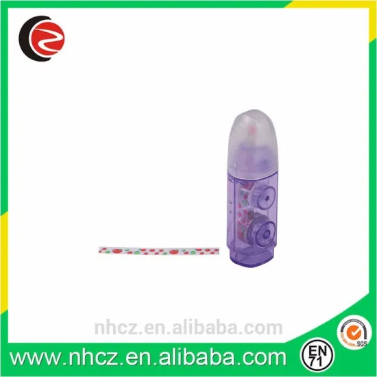 Mini color plastic correction tape