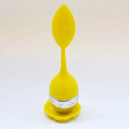 Customized Wholesale Bulk Tea Strainer Filter Steeper Silicone Tea Infuser