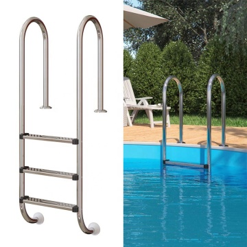 Pasos de piscina de acero inoxidable antideslizante de doble cara