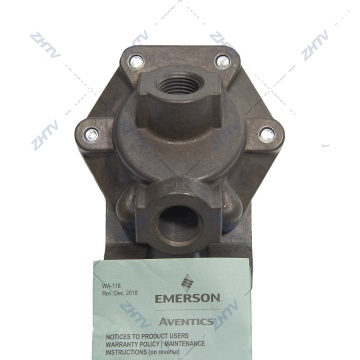 EMERSON R431003040 Quick Exhaust Valves: Pneumatic Aluminum or Polymer with Special Diaphragm Design - Quick Release Valve