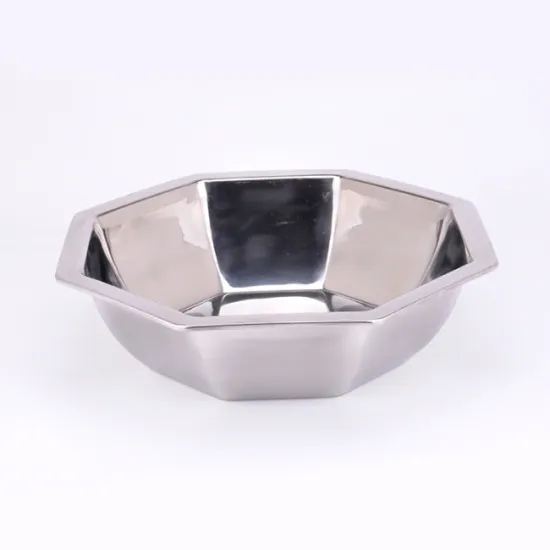 Non Magnetic Stainless Steel Octagonal Hot Pot Basin