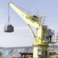 Customized marine crane 5T15M stiff boom deck crane with CCS certification