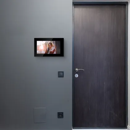Video Door Phone Intercom Telephone System For Apartments