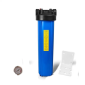 1-stufiges großes blaues 20x4,5-Zoll-Jumbo-blaues Gehäuse für Wasserfilterspender, Vorfilter, explosionsgeschütztes System