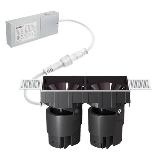 Modern Rectangle Aluminum Ceiling Lights: LED Downlights and Recessed Spotlights