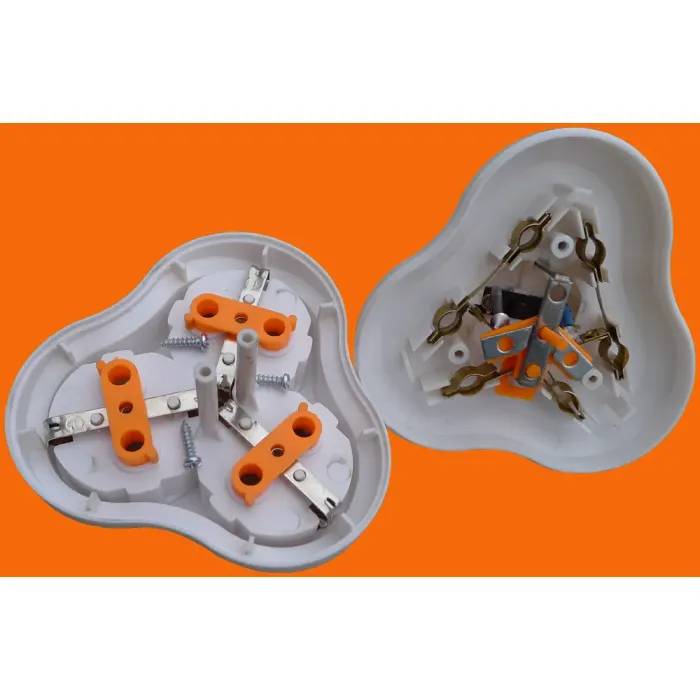 Adaptor Soket Pemisah Bulat Euroslot 16A 250V