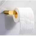 Gold Finished Copper Towel Rail Toilet Roll Holder