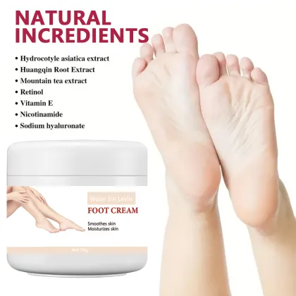 Moisturizing Foot Cream & Non-Greasy Foot Toner for Dry, Cracked Feet