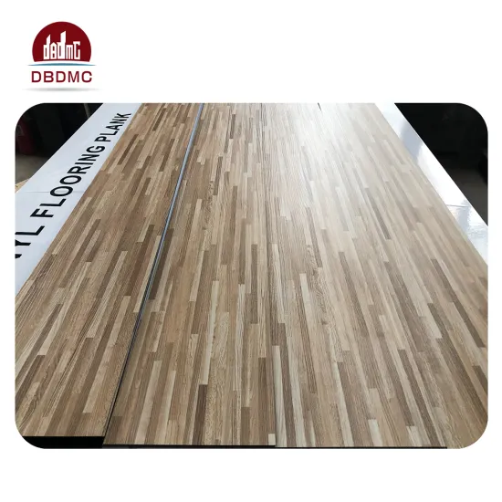 Quality Wood Floor Tile Pvc Interlocking Commercial Use Vinyl Flooring