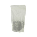 Custom Size Resealable Plain White Unprint Biodegradable Bag