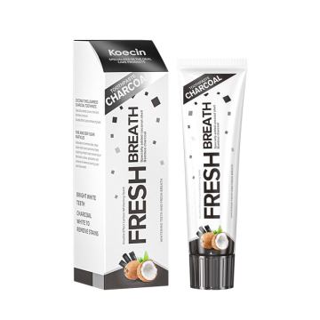 Deep Whitening Toothpaste with Black Bamboo Charcoal: Natural Teeth Brightener
