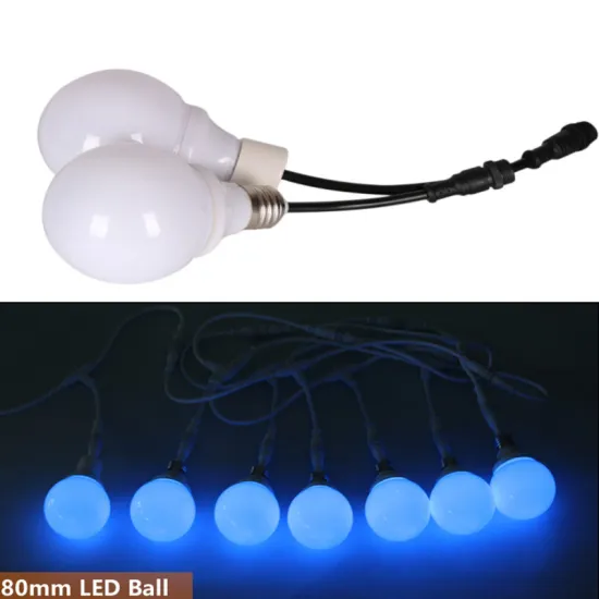 60mm DMX Pixel Bulb Festoon Christmas Lights