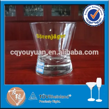 9oz high wthie glass thick bottom glass tumbler wholesale