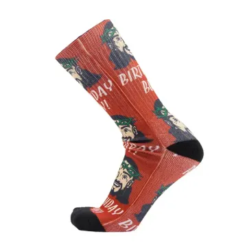 Colorful Unisex Socks Featuring Sublimation Print Designs