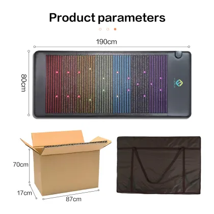 Health body recovery infra heating PEMF mat