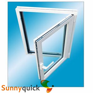 High quality cheap double leaf casement window linear pvc windowspecial price in July