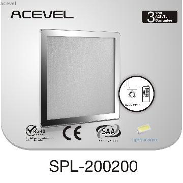 glossy PMMA  200x 200mm CE, SAA approved led panel light