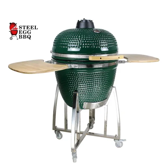 Hot Sale 23.5 Inch Green Egg Outdoor Barbecue Grill Argentine Bbq Grill Kamado Grill Outdoor Kitchen