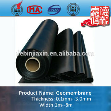 1.5mm,2.0mm black epdm pond liner with the best price