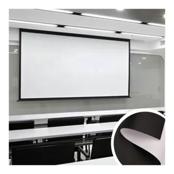 5.1 Million to 0.65 Million Yard Super Flat Projection Fabric PVC Projection Screen Material