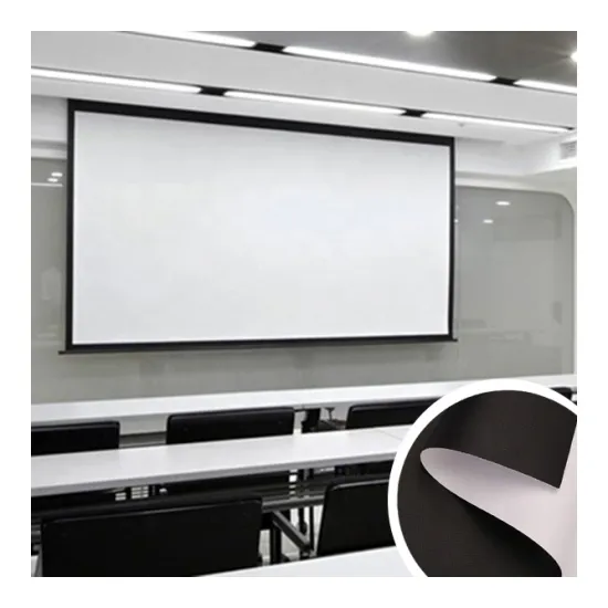 5.1 Million to 0.65 Million Yard Super Flat Projection Fabric PVC Projection Screen Material