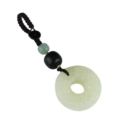 National Style Afghan Jade Pixiu Car Key Pendant for Safety and Fashion