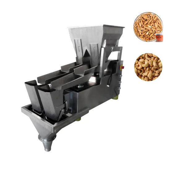 Semi-Auto Linear Weighing Packaging Machine for Rice, Coffee Beans, Peanuts, and Flour