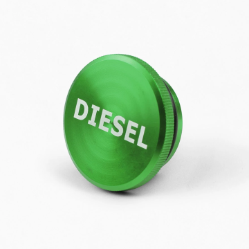 Aluminium Alloy Green Diesel Cap