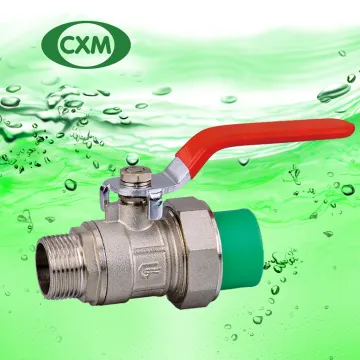PP-R male brass ball valve