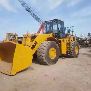 4WD Mini -Radlader -Katze 980g mit hydraulischen 16 -Tonnen -Ansätzen: Schneebahn, Gebläse, Klinge, Palettenladergabeln zum Verkauf