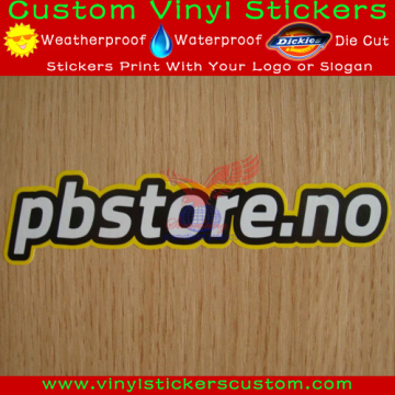 Die Cut Large Lettering Sticker