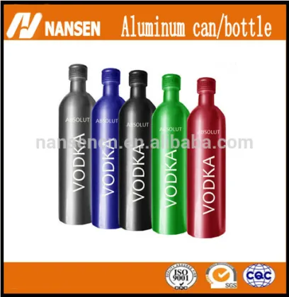 Eco-friendly aluminum bottle for chivas whisky