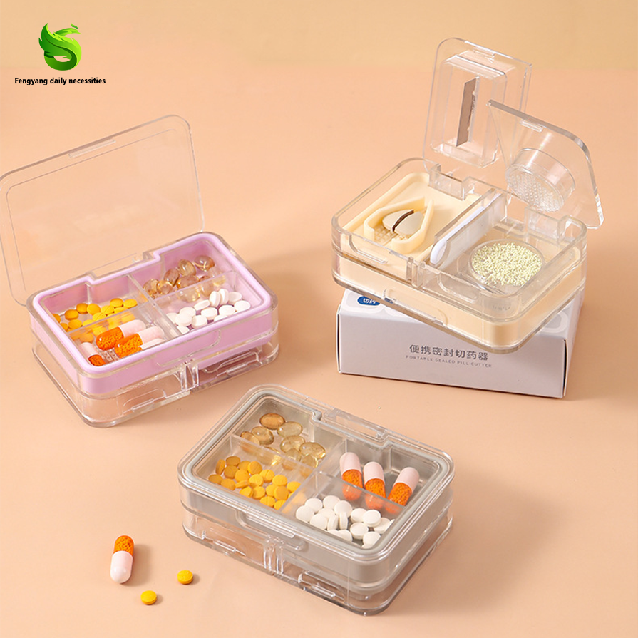 Travel-Friendly Medicine Dispensing Solution with Lid