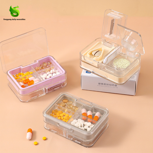 Travel-Friendly Medicine Dispensing Solution with Lid