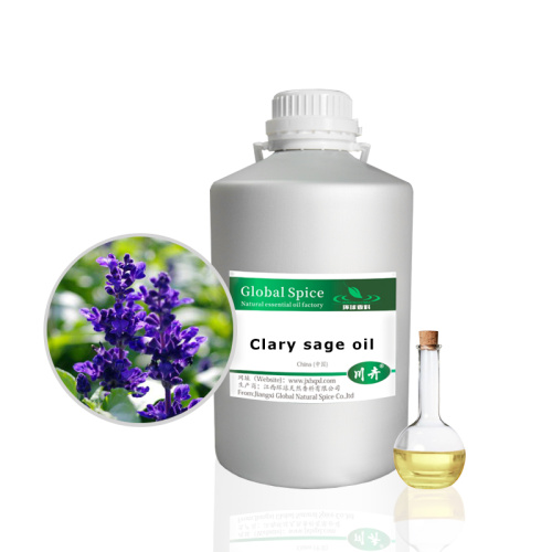 Olio di salvia sclarea naturale puro per la calma