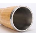 450ML Bamboo Car Coffee Mug with Steel Lid