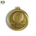 Médailles de sport de volleyball Gold Metal