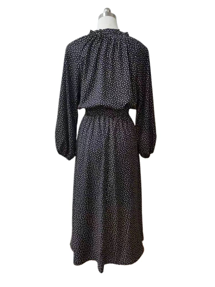 See-island Fliament Long Sleeve Maxi Dress