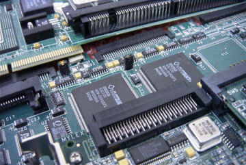 Oem Pcba Printed Circuit Board Assembly Gerber Files Black , Blue Silk Screen